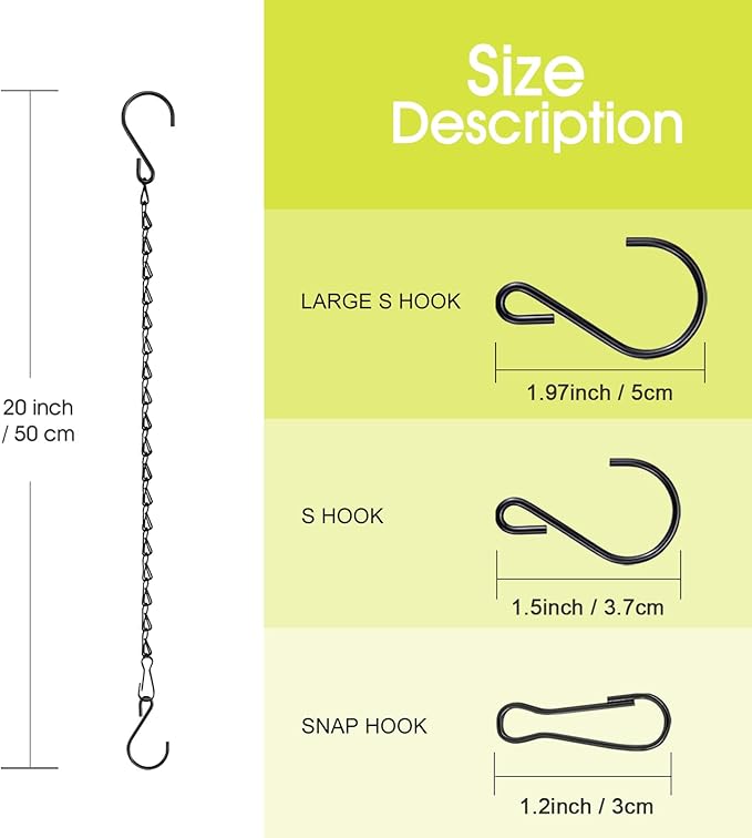 RIFNY 20 Inch Chain for Hanging Plants - Image 6