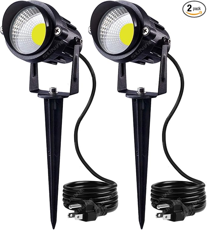 SUNVIE Outdoor Landscape LED Lighting 12W Waterproof Graden Lights COB Led by SUNVIE