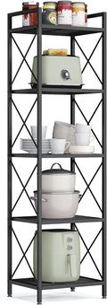 SONGMICS 5-Tier Metal Storage Rack, Shelving Unit by SONGMICSbySONGMICSHOME