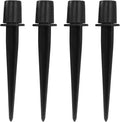 Litoexpe 4 Pack Metal Solar Lights Stake, Replacement Spike Ground Stake by PRATICALPRODUCTS