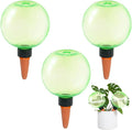 3pcs Large Plant Self Watering Globes, 17.5 oz Plastic Water Bulbs Top Fill by GEWOSI