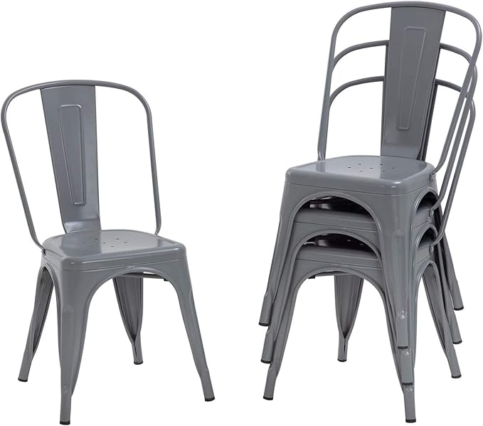 FDW Dining Chairs Set of 4 by FDW