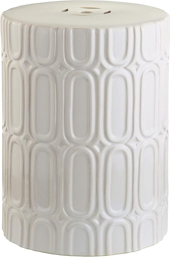 Safavieh Melody Glazed Ceramic Decorative Garden Stool - Image 3