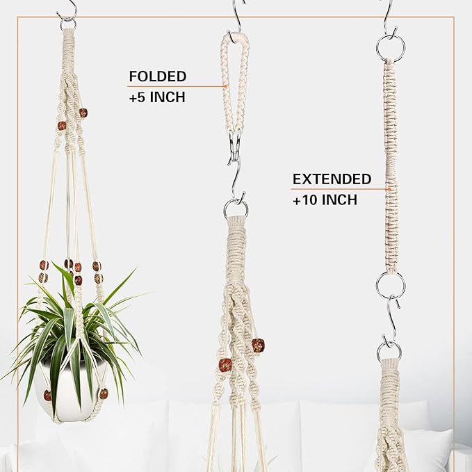 Augshy Macrame Plant Hanger - Image 3