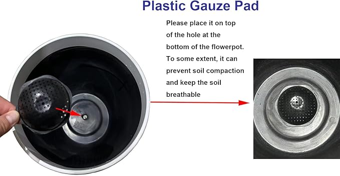 24, 11 Inch Large Plastic Planters - Image 3