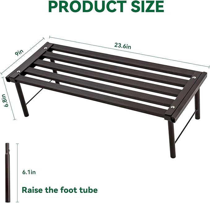 Metal Plant Stand, Rust-proof Aluminum Flower Pot Stand, Heavy Duty Planter - Image 3