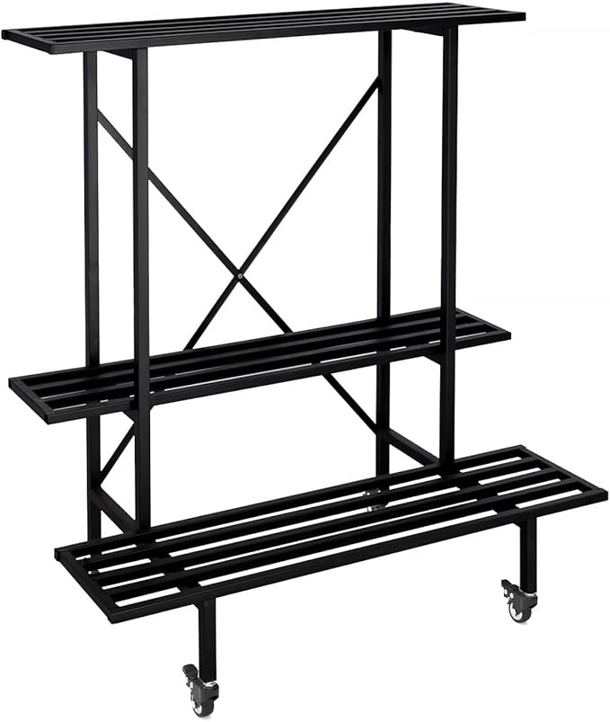Zhongma 3 Tier Metal Heary Duty Plant Stand - Image 2
