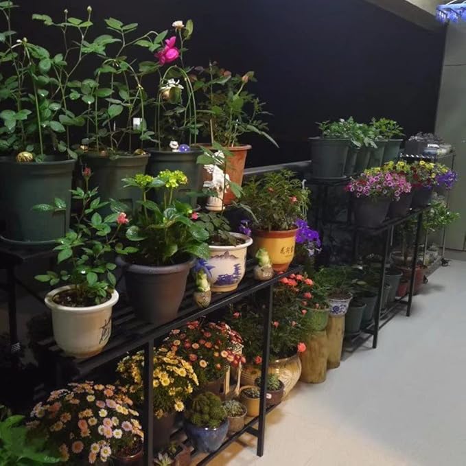 Zhongma 3 Tier Sturdy Plant Stand Space-Saving Heavy Duty Plant Holder - Image 3