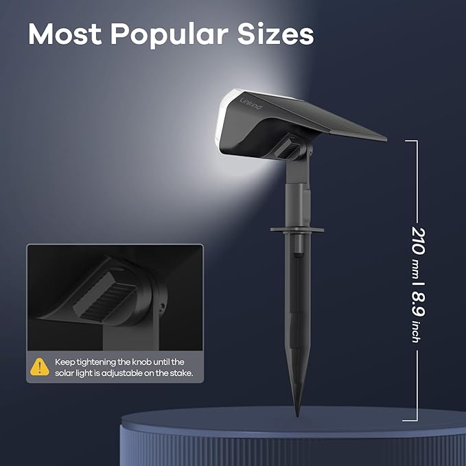Linkind Solar Spot Lights Outdoor Waterproof IP67, 60 LED Solar Flood Lights - Image 7