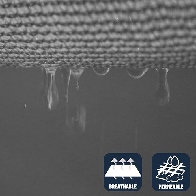 SUNNY GUARD Custom Size 8'x18'x18' Triangle Dark Grey UV Block Sunshade - Image 5