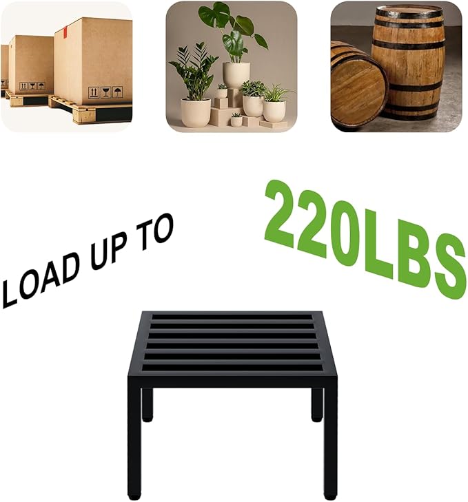 Zhongma 2 Pack 12" Fully Assembled Sturdy Potted Plant Stand Flower Pot Holder - Image 7