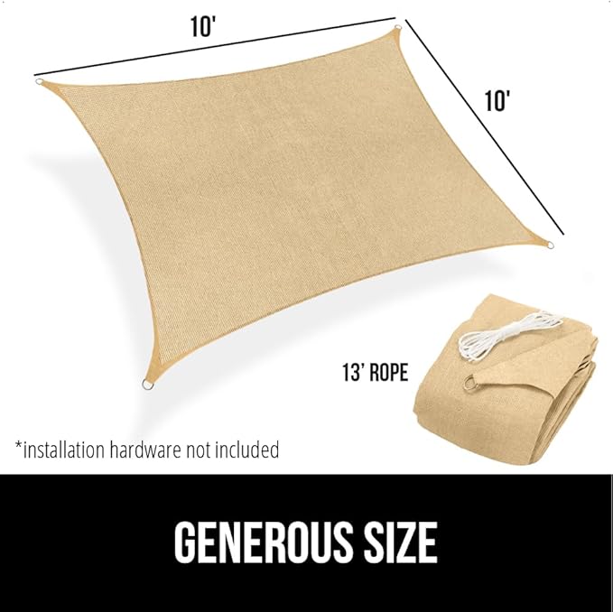 GORILLA GRIP Heavy Duty Sun Shade, UV Protection Fade Tear and Rust Resistant - Image 9