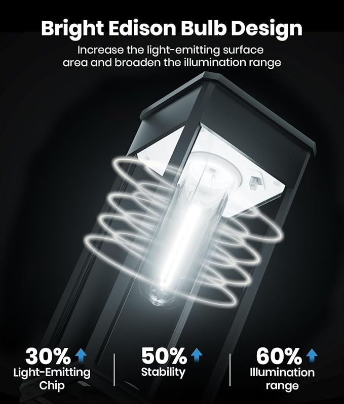 Solar Pathway Lights Outdoor, 12 Pack Bright Solar Lights Outdoor, Auto On/Off - Image 5