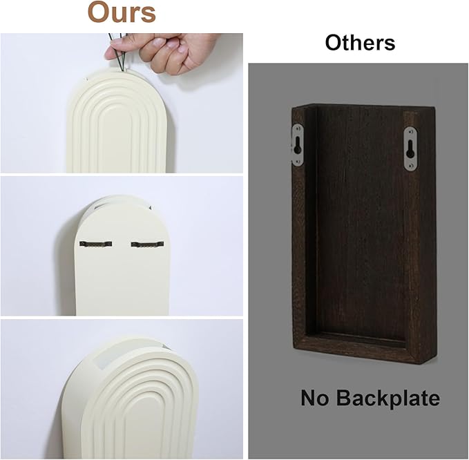 Wooden Wall Art Decor: Wall Vases - Image 5