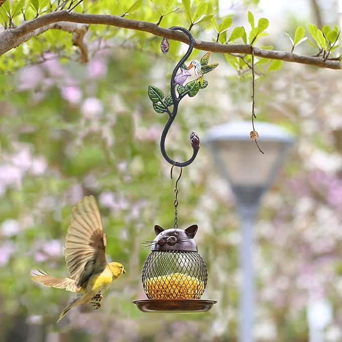 Heavy Duty S Hooks, Large Plant Hangers Outdoor, Metal Decorative Plant Hooks - Image 4