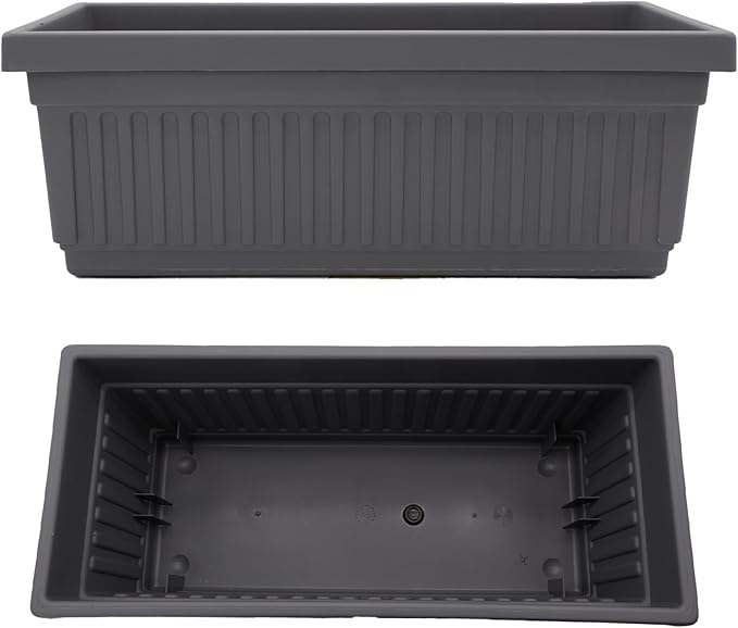 The HC Companies 30 Inch Venetian Rectangular Window Planter Box - Image 4