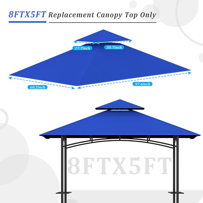 Grill Gazebo Replacement Canopy Top - Image 4