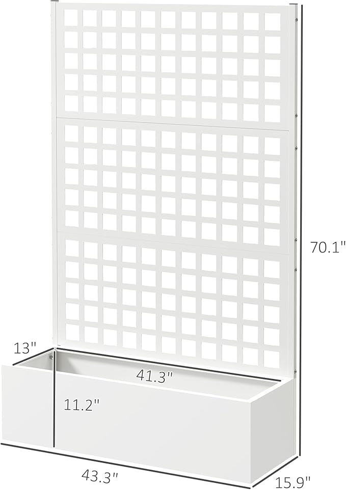 Outsunny Galvanized Raised Garden Bed - Image 7