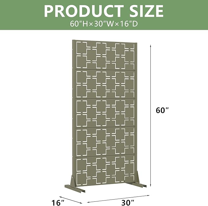 Casaphoria Metal Privacy Screen Outdoor - Image 4