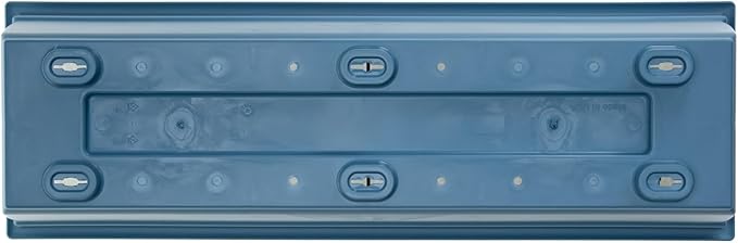 Bloem Dayton 24" Ocean Blue Recycled Plastic Rectangle Window Box Planter - Image 7