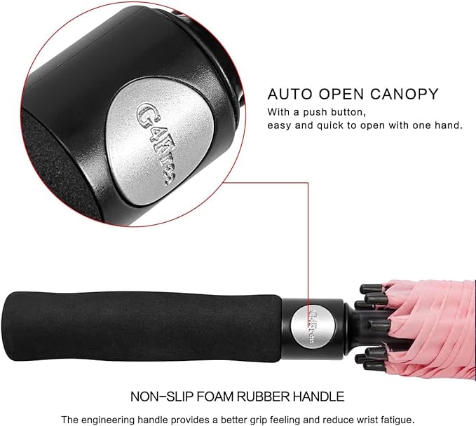 G4Free 47/54/62/68/72 Inch Automatic Open Golf Umbrella Oversize Extra Large - Image 3