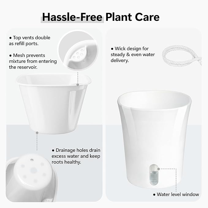 10 Pack 3 Inch Self Watering Pots - Image 5