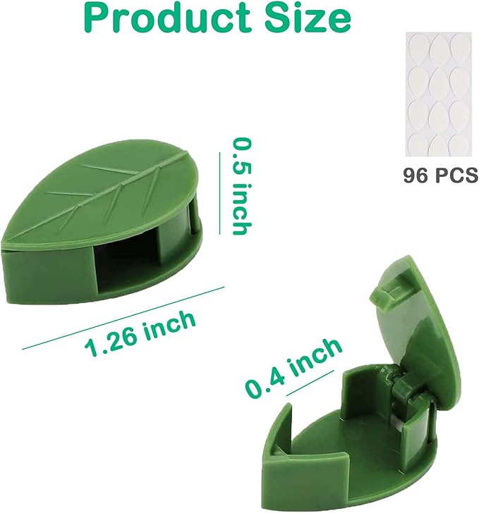 Plant Climbing Wall Fixture Clips, Traction Support Holder, Invisible Leaf Clips - Image 2