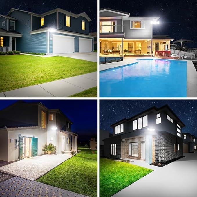 Onforu 2 Pack 75W Flood Lights Outdoor, 7000LM LED Flood Lighting Outdoor - Image 8