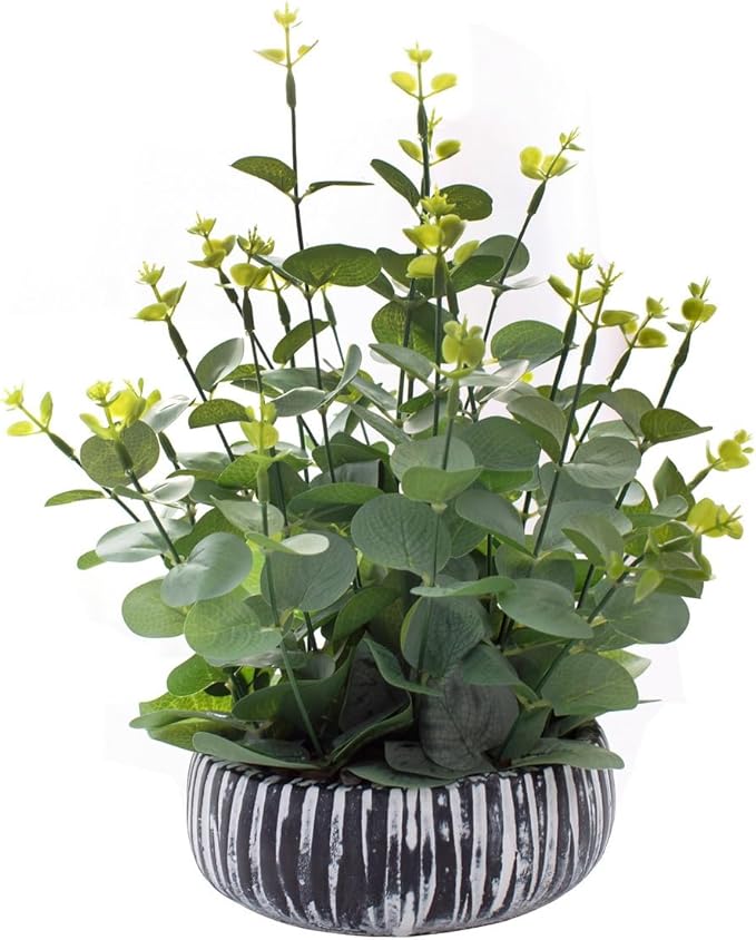 Artificial Plants Potted Real Looking Small Faux Plant by AlphaAcc