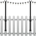 2 Pack String Light Poles, 5Ft Light Poles by Mutovlin