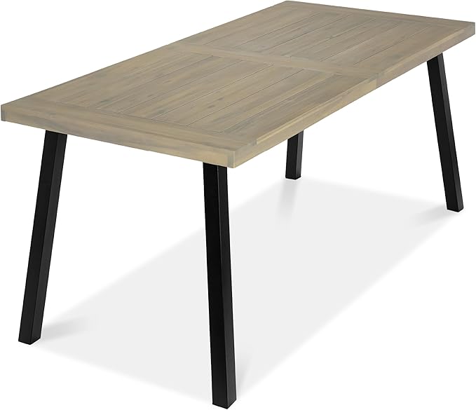 Best Choice Products 6-Person Indoor Outdoor Acacia Wood Dining Table, Picnic by BestChoiceProducts