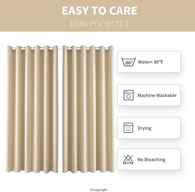 DIVA EN CAMINO DEC Outdoor Patio Curtain Waterproof Darkening Thermal Insulated - Image 7