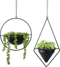 Metal Hanging Planters, Modern Plant Hanger by HemePaha