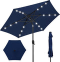 Best Choice Products 7.5ft Outdoor Solar Market Table Patio Umbrella by BestChoiceProducts