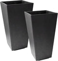 Tierra Verde 2-Pack Indoor & Outdoor Self-Watering Square Planters by TierraVerde