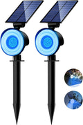 nipify 2 Pack Solar Spot Lights Outdoor Waterproof, Solar Spotlight Light by Nipify