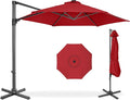 Best Choice Products 10ft Offset Cantilever Hanging Market Patio Umbrella by BestChoiceProducts