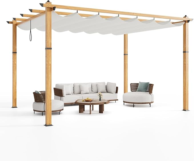 10 x 13 ft Aluminum Pergola - Image 7