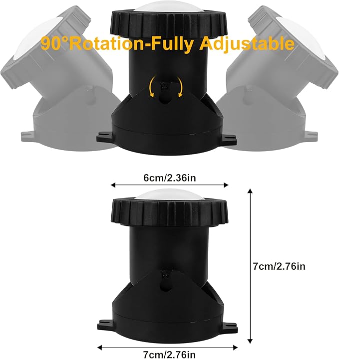 RGB Pond Lights with Timer, LED Underwater Submersible Colorful Landscape - Image 7