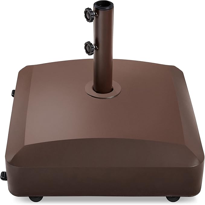 Best Choice Products 123lb Capacity Fillable Mobile Umbrella Base Heavy Duty by BestChoiceProducts