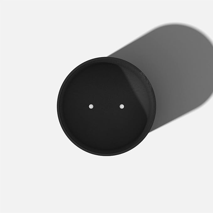 Veradek Round Black Plastic Planter Pots - Image 7
