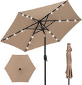 Best Choice Products 7.5ft Outdoor Solar Market Table Patio Umbrella by BestChoiceProducts