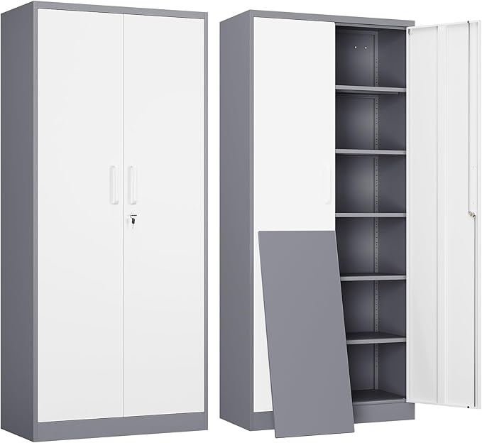 Yizosh Metal Garage Storage Cabinet by Yizosh