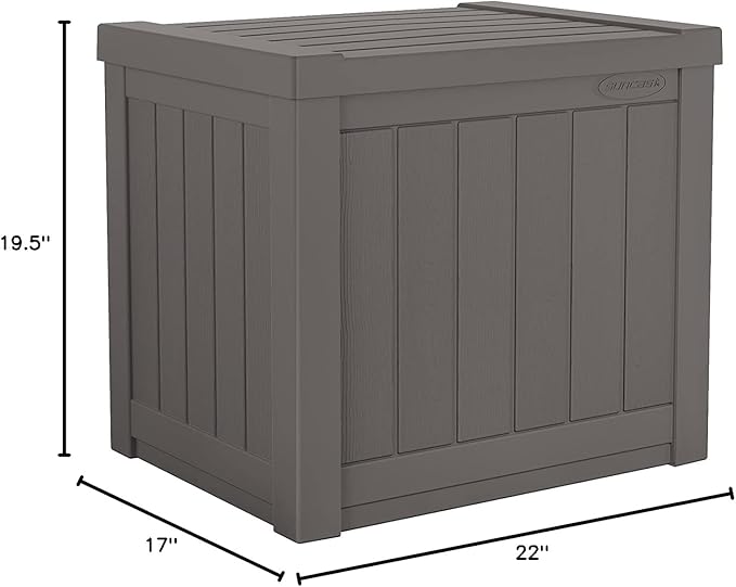 Suncast 22-Gallon Small Deck Box - Image 15