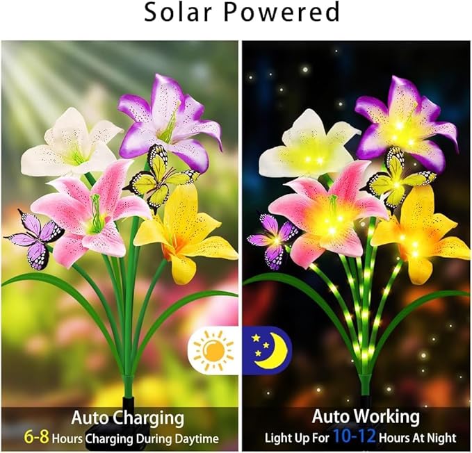 Solar Garden Lights 2 Pack - Image 4