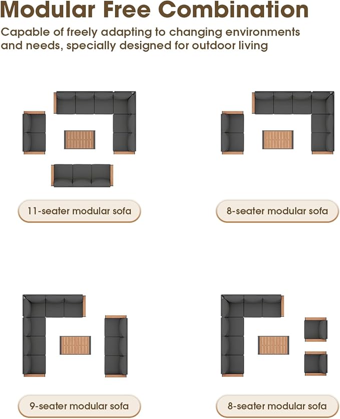 Aluminum Outdoor Patio Furniture Loveseat, All-Weather Patio Conversation Sets - Image 6