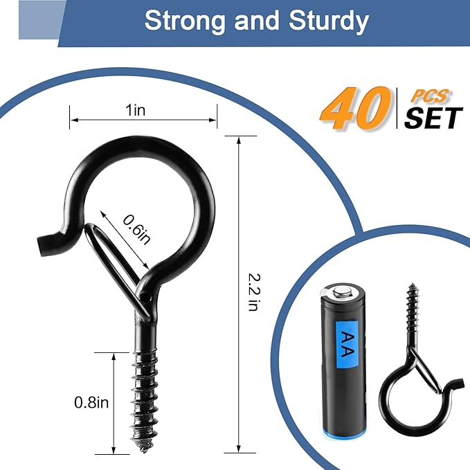 ADIIL 40 PCS Q Hanger Hooks - Image 6