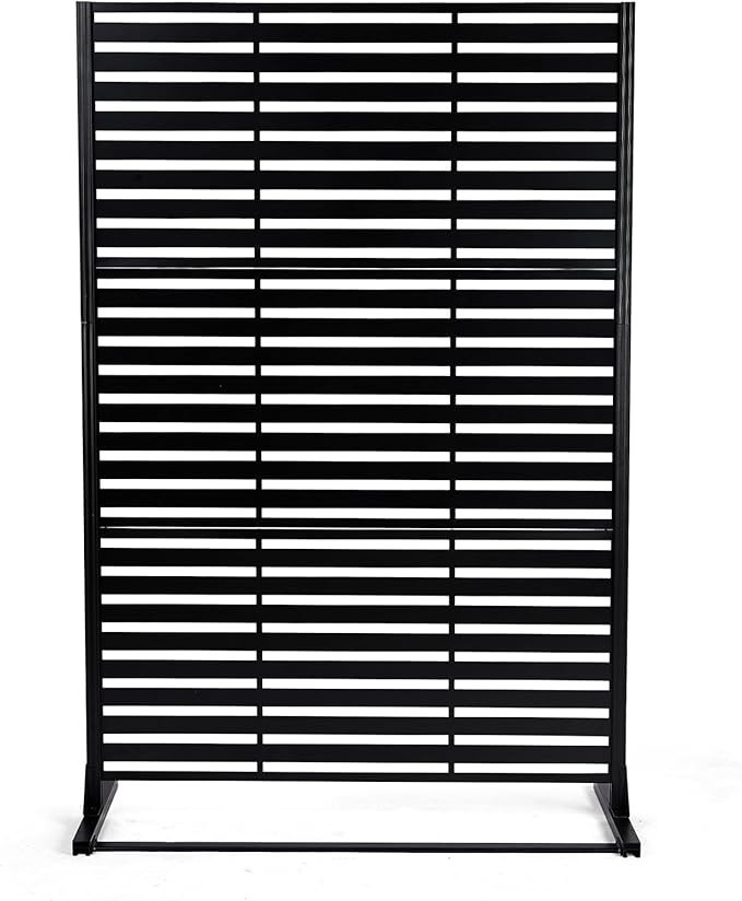 VINGLI Metal Privacy Screen for Outdoor, Decorative Room Divider for Patio by VINGLI