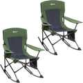 Portal Outdoor Rocking Chair Camping Folding Portable Rocker by PORTAL