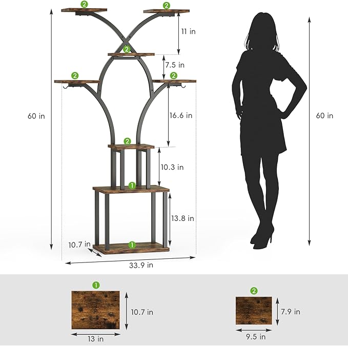 Elbourn Plant Stand Indoor - Image 2